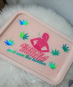 Breast Cancer Awareness  Rolling Tray