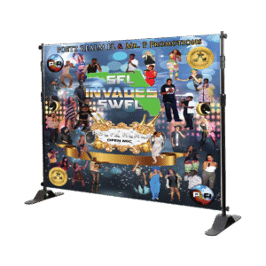 Telescopic Backdrop Banner Stand